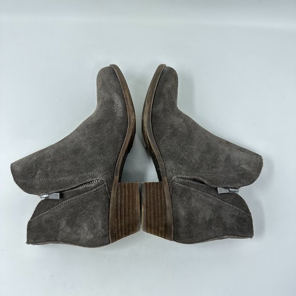 LUCKY BRAND Leather Suede Ankle Boots Booties Women's Size 7M - Picture 6 of 14